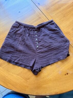 BROWN ZARA SHORTS